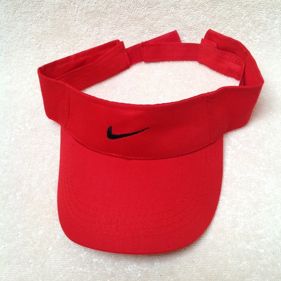 Accessories | Nike Red Sun Visor Hat 